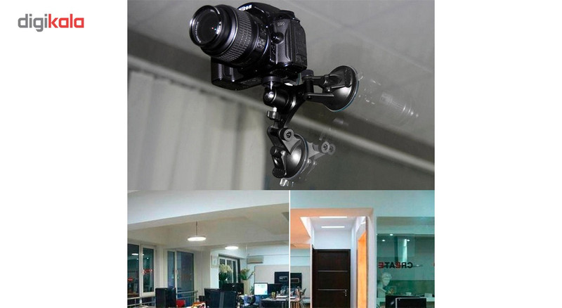 گیره و اتصال بادکشی پلوز مدل Suction Cup Mount مخصوص دوربین های گوپرو