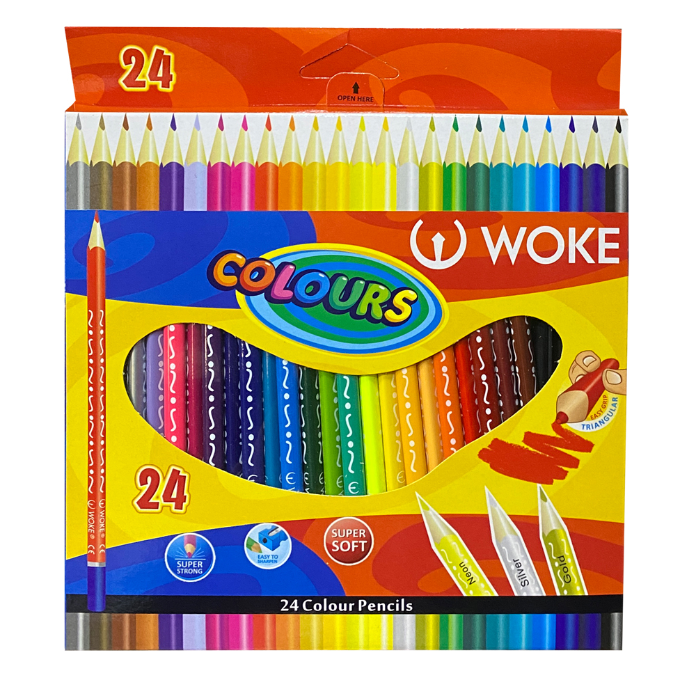 مداد رنگی 24 رنگ ووک مدل w-colours کد 95000