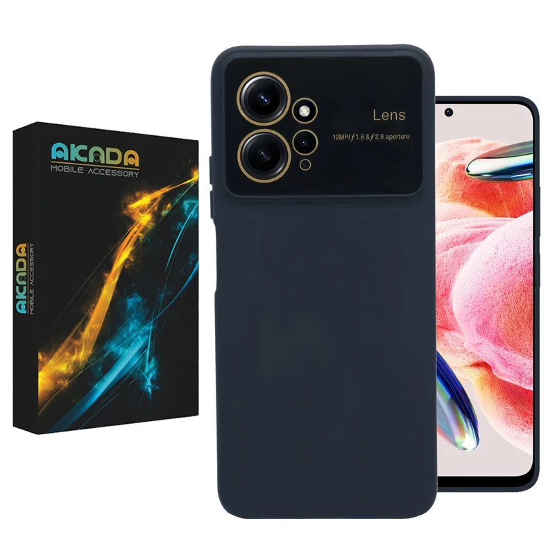 کاور آکادا مدل سیلیکونی طرح لنز مناسب برای گوشی موبایل شیائومی Redmi Note 12 4G