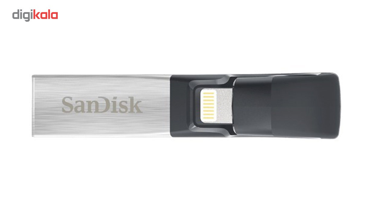 فلش مموری لایتنینگ و USB3.0 سن دیسک مدل iXPAND ظرفیت 256 گیگابایت