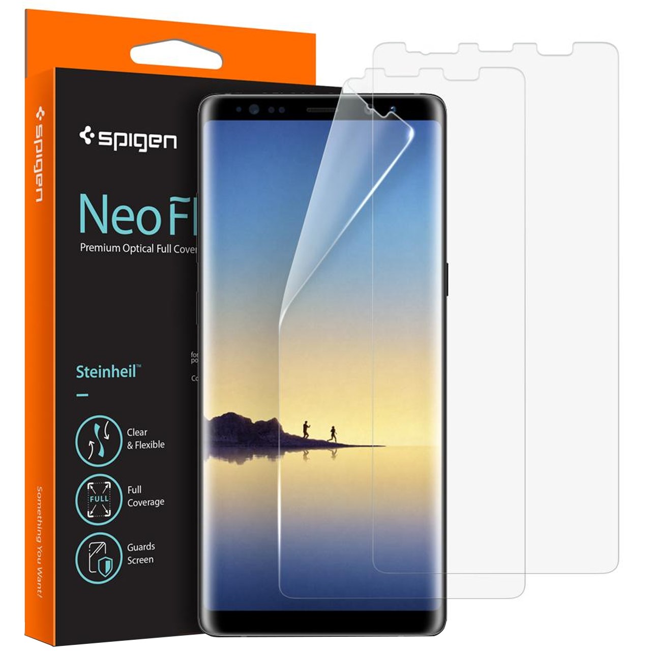 محافظ صفحه نمایش اسپیگن مدل Neo Flex 2 Pack مناسب برای گوشی موبایل سامسونگ Galaxy Note 8