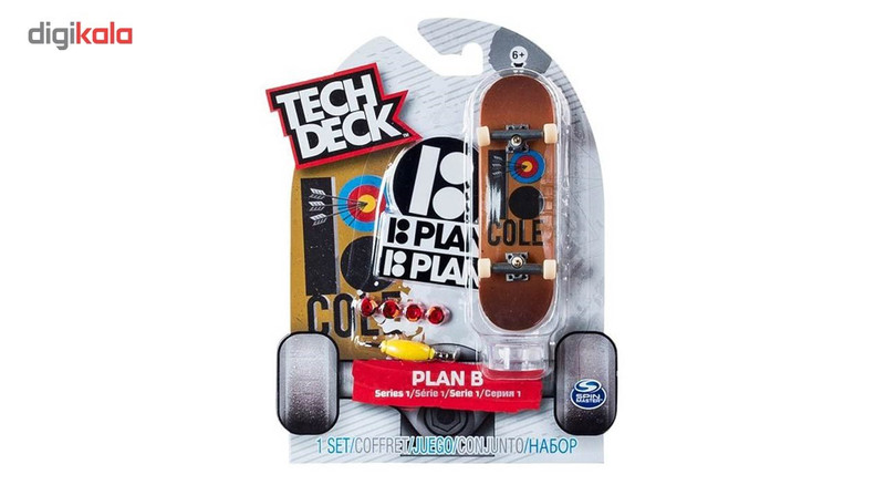 اسکیت بورد اسباب بازی اسپین مستر مدل Tech Deck Plan-B