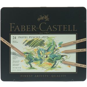 نقد و بررسی پاستل مدادی 24 رنگ فابر-کاستل مدل Finest Artist Pitts کد 112124 توسط خریداران