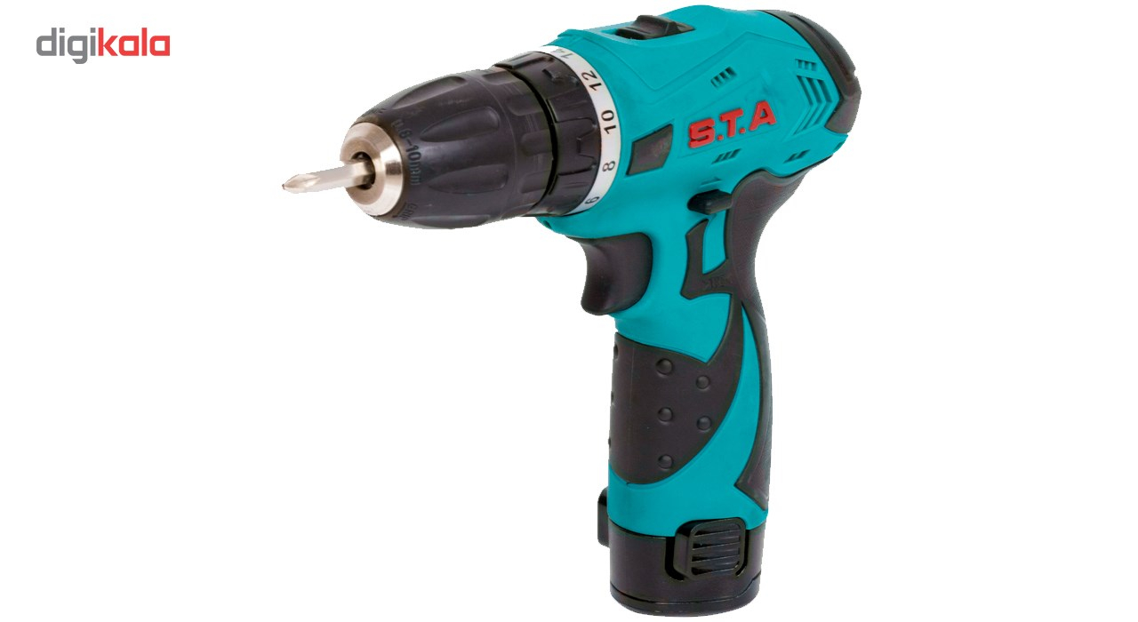 دریل پیچ گوشتی شارژی اس تی ای مدل  10SK2