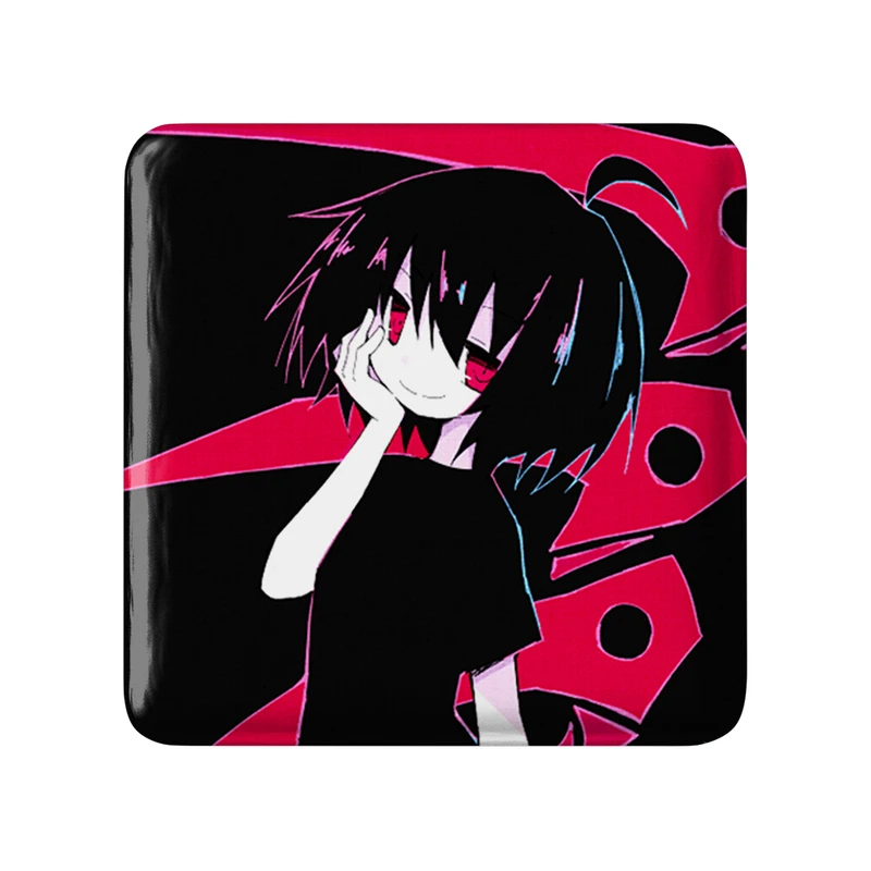 مگنت خندالو طرح بازی توهو (Touhou) مدل مربعی کد 35790