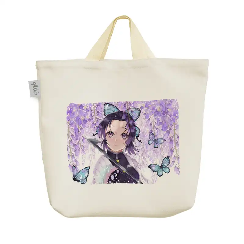 ساک خرید خندالو مدل شنوبو کوچو انیمه شیطان کش کد 1174