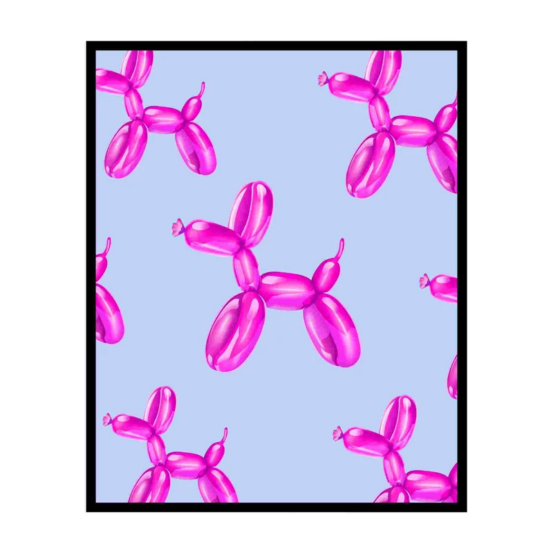 پوستر مدل سگ بادکنک روزگار بدون قاب