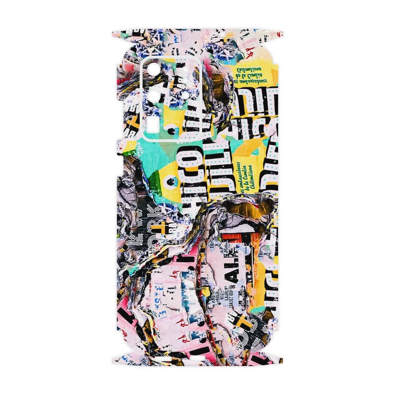 برچسب پوششی ماهوت مدل Collage of Teared Paper-FullSkin مناسب برای گوشی موبایل سامسونگ Galaxy S20 Ultra
