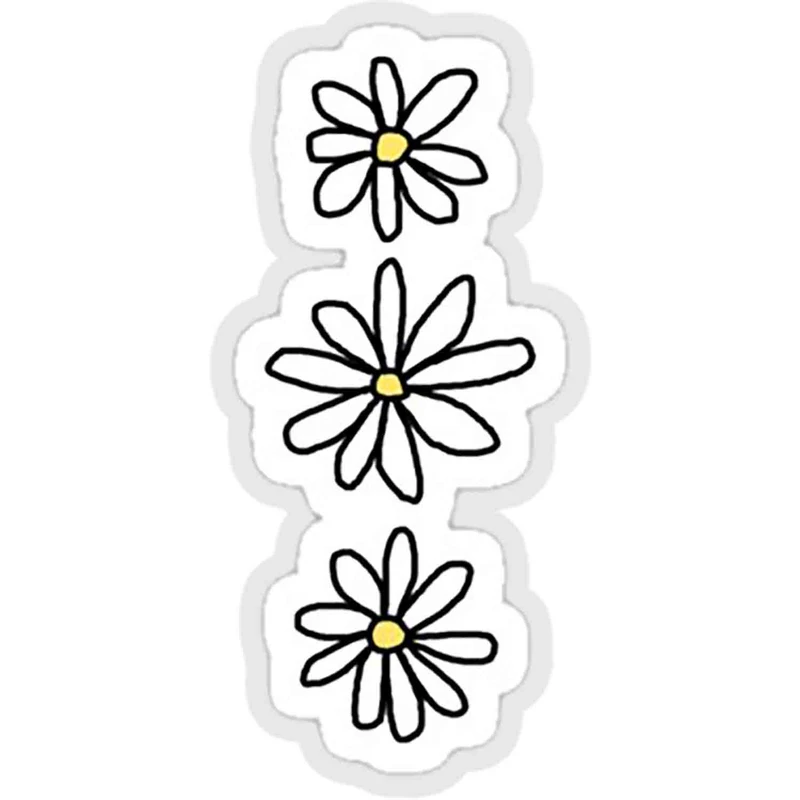 استیکر لپ تاپ طرح flower tumblr کد ST659