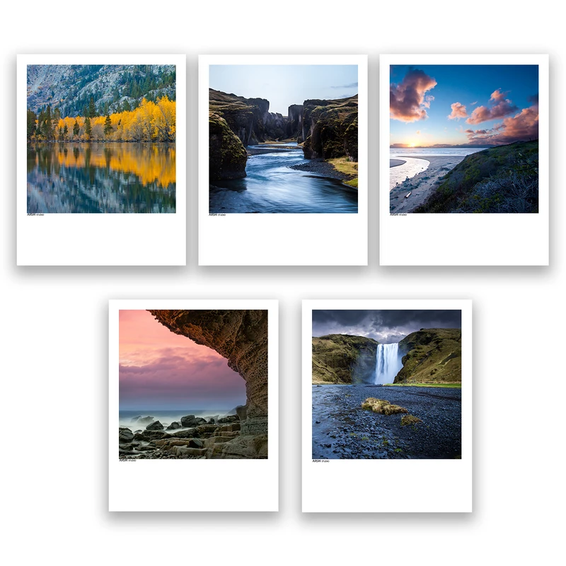 آویز تزیینی عرش مدل فانتزی منظره زیبا کد Asa367 مجموعه پنچ عددی