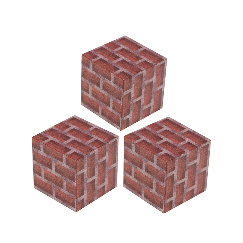 دکوری برانت مدل بلوک مغناطیسی ماینکرافت طرح دیوار آجری ساختمان سه عددی