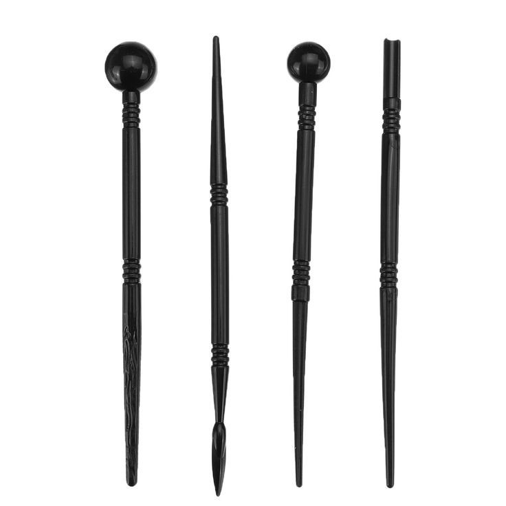 ابزار سفالگری به گز مدل سمبه گلسازی مجموعه 4 عددی