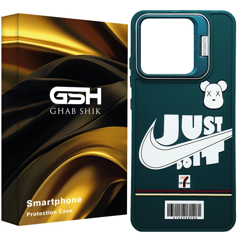 کاور قاب شیک مدل استندی طرح Sport مناسب برای گوشی موبایل شیائومی Redmi 12C / 10C / 10 Power / Poco C40