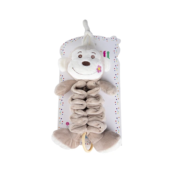 آویز کریر کودک مدل نخ کش موزیکال طرح میمون