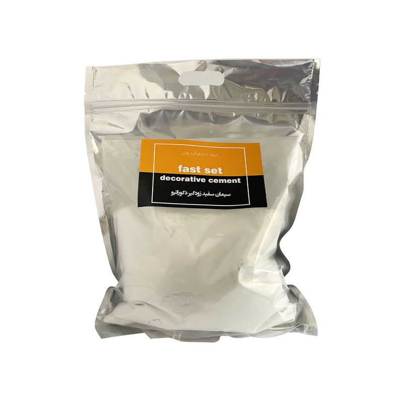 پودر سیمان سفید مدل deco1 وزن 3 کیلوگرم