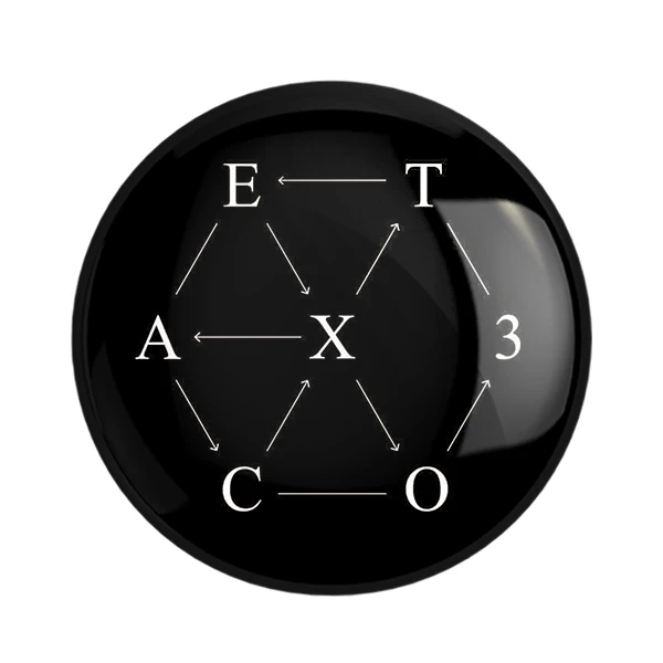 مگنت خندالو مدل گروه اکسو EXO کد 13656
