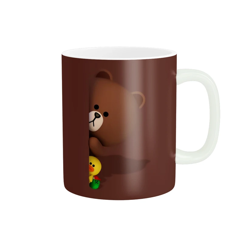 ماگ پاد آفرین طرح خرسی  کد 3790