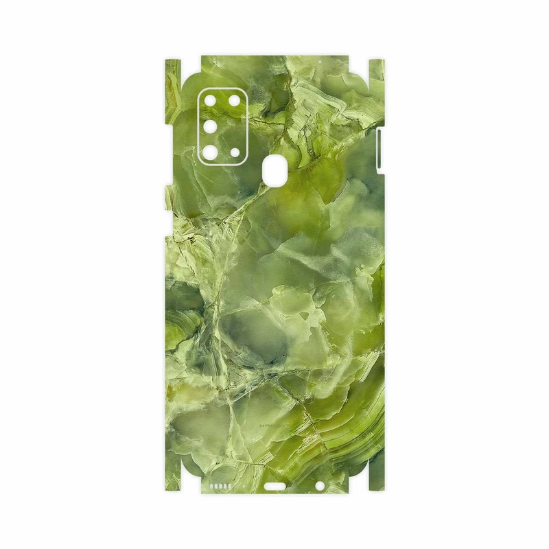 برچسب پوششی ماهوت مدل Green Crystal Marble-FullSkin مناسب برای گوشی موبایل سامسونگ Galaxy M31
