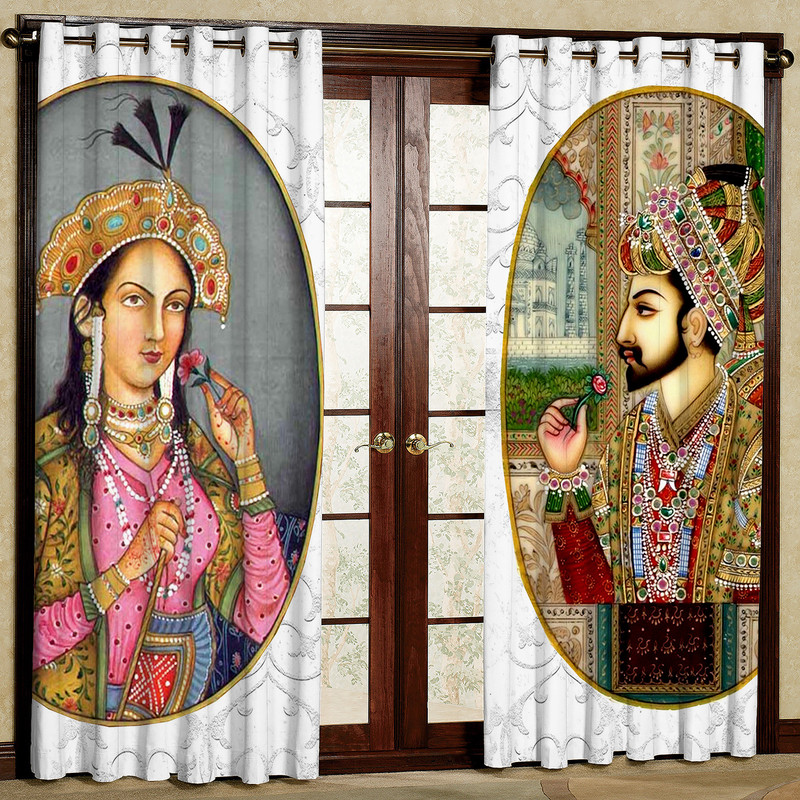 پرده مدل مینیاتوری هازان پانچی کد 4163 سایز 140x200 سانتی متر