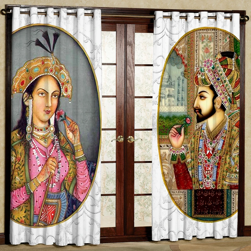 پرده مدل مخمل پانچی کد 4163T2 سایز 200x140 سانتی متر