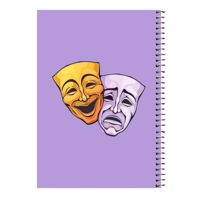 دفتر مشق 80 برگ اس جی مدل تئاتر     