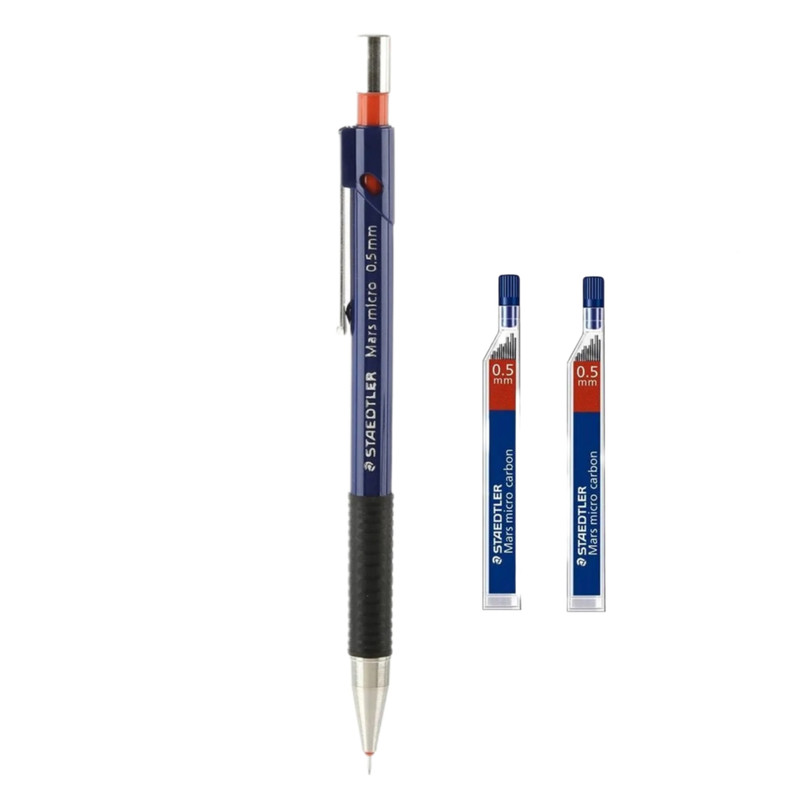 مداد نوکی 0.5 میلی متری استدلر مدل Mars micro به همراه نوک بسته 3 عددی