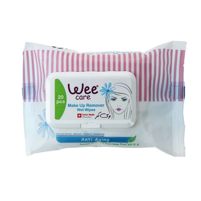 دستمال مرطوب وی کر مدل Anti Aging بسته 20 عددی