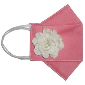 ماسک پارچه‌ای مدل گل سه بعدی کد DB22