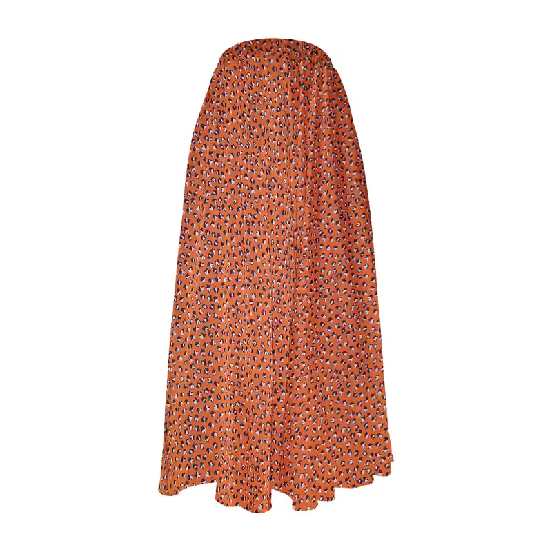 دامن کلوش زنانه مدل H100 رنگ قرمز
