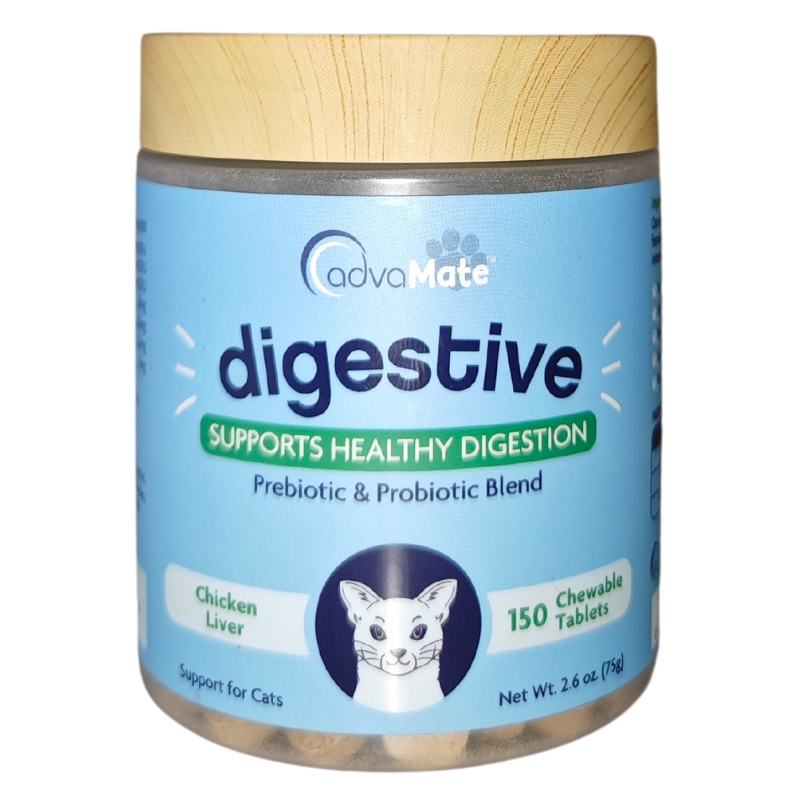 قرص مکمل گربه ادواکر مدل گوارشی بسته 150 عددی