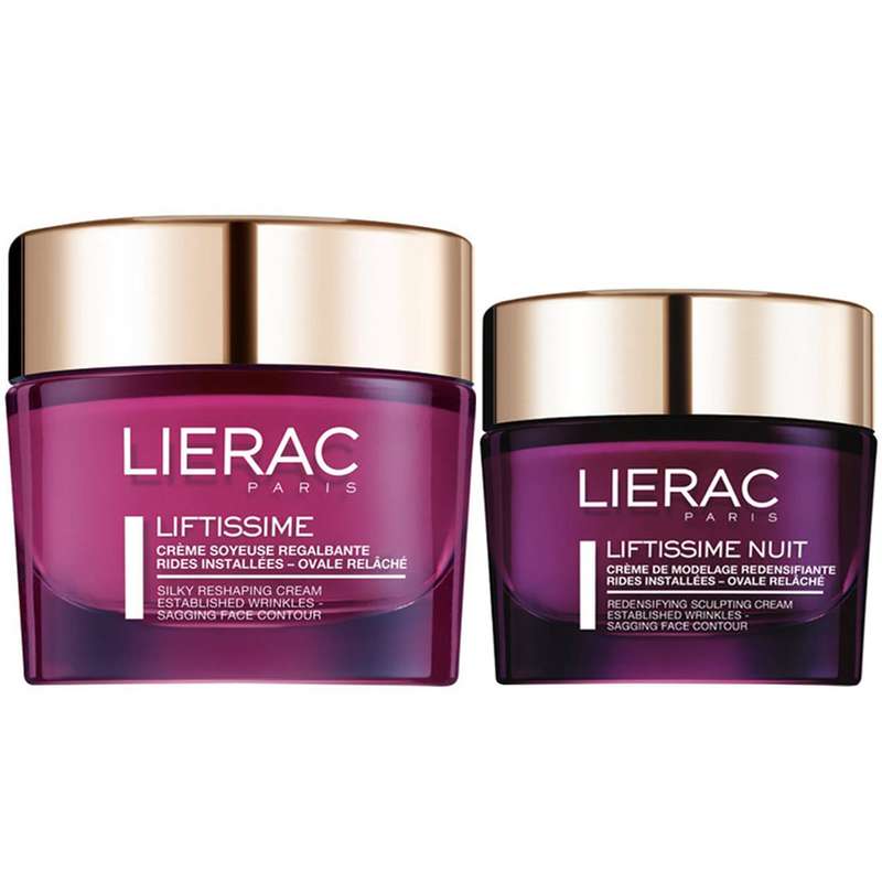 پک ضد چروک لیراک سری Liftissime مدل Night Cream و LIfting Reshaping Cream