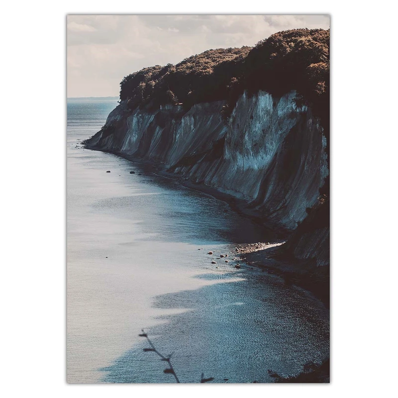 تابلو شاسی ونسونی طرح Solid Beach سایز 30×40 سانتی متر