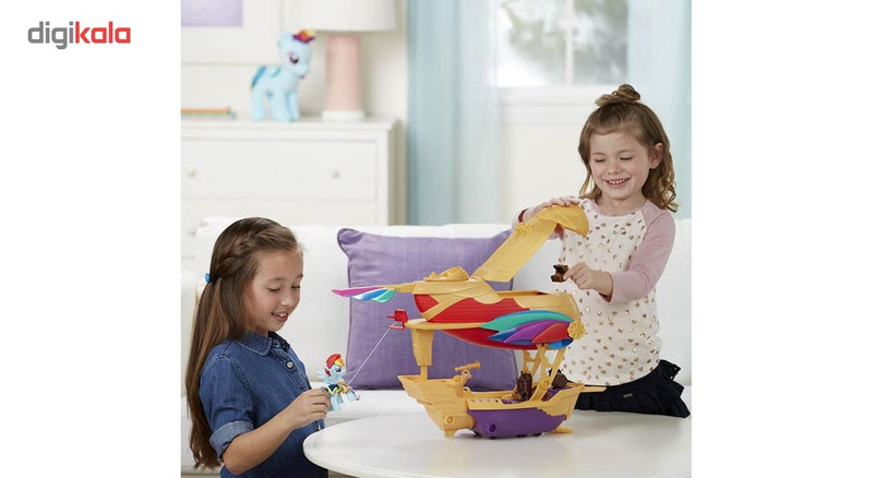 قایق اسباب بازی هاسبرو مدل Swashbuckler Pirate Airship