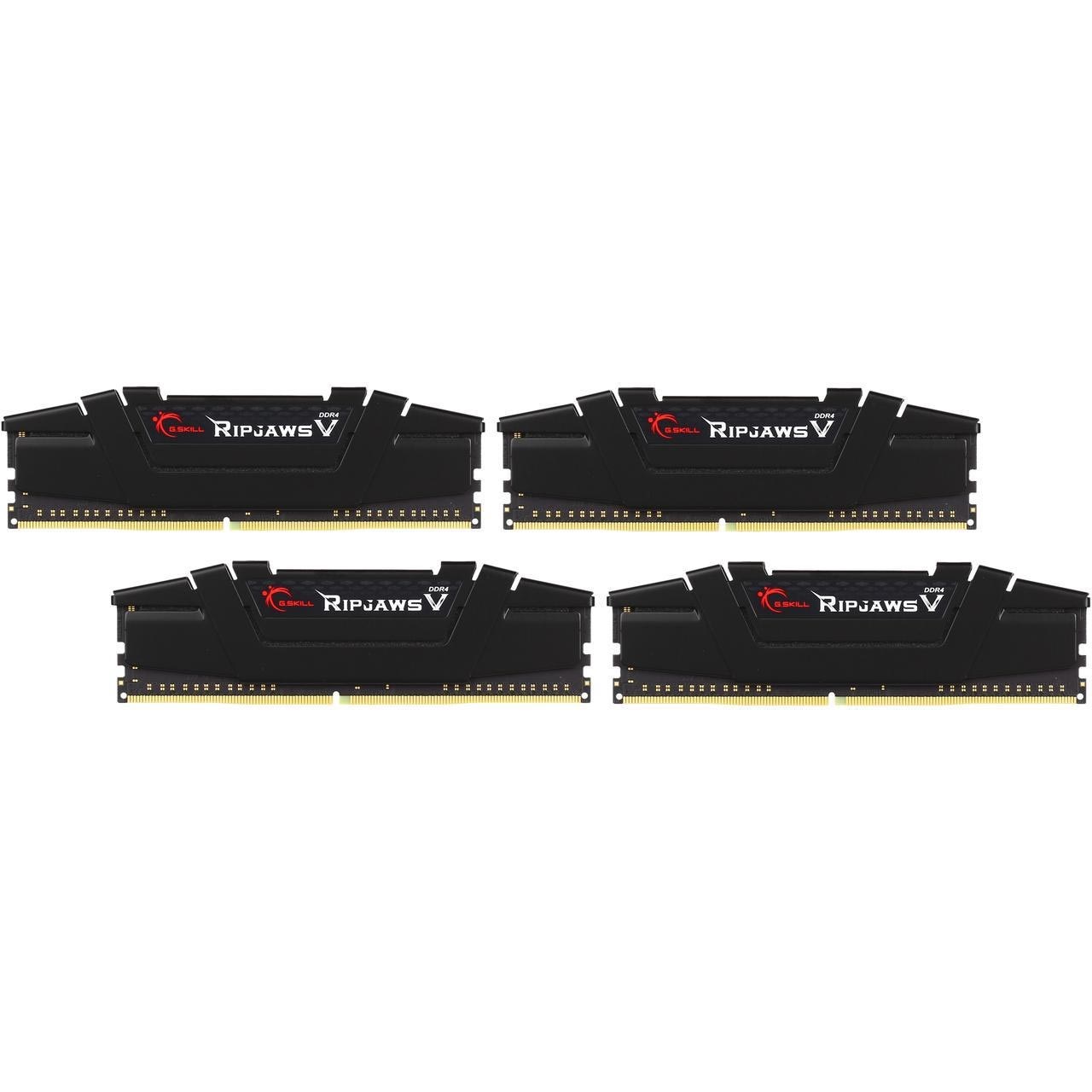 رم دسکتاپ DDR4 دو کاناله 3200 مگاهرتز CL16 جی اسکیل سری Ripjaws V ظرفیت 32 گیگابایت