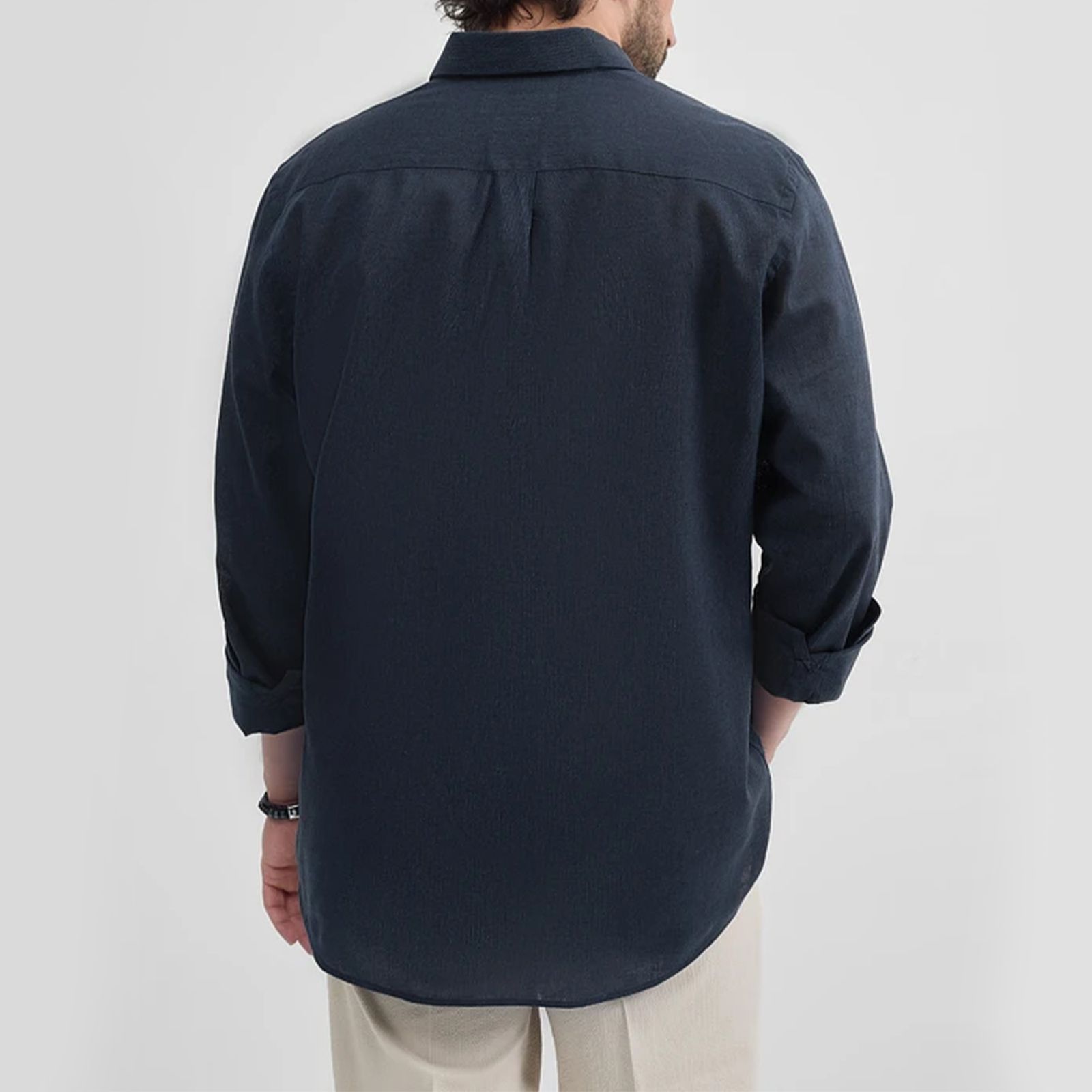 پیراهن آستین بلند مردانه کروم مدل 2510108 - - 4