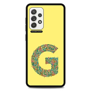 AKAM AMC-WSGA52-ALPHADOODLEBET-7 Cover For Samsung Galaxy A52