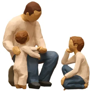 مجسمه امین کامپوزیت مدل Family Grouping کد 507 بسته 2 عددی