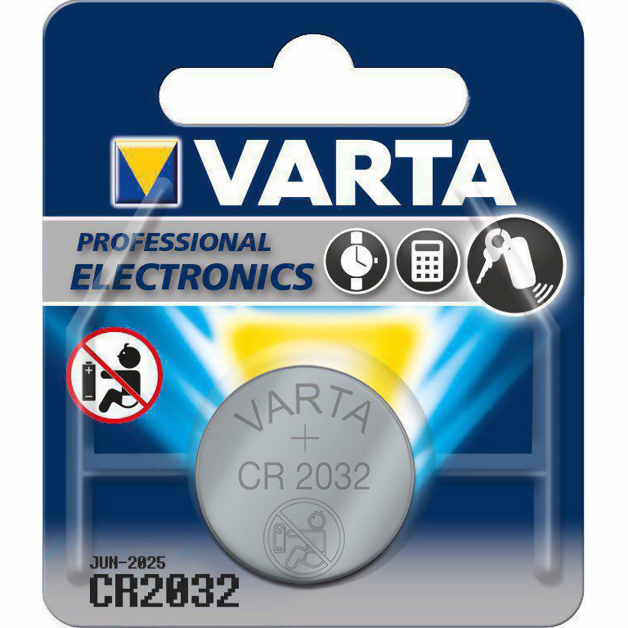 باتری سکه‌ ای وارتا مدل CR2032