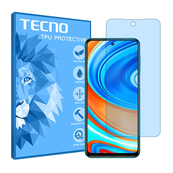 محافظ صفحه نمایش آنتی بلو تکنو مدل HyBLU مناسب برای گوشی موبایل شیائومی Redmi Note 9 Pro