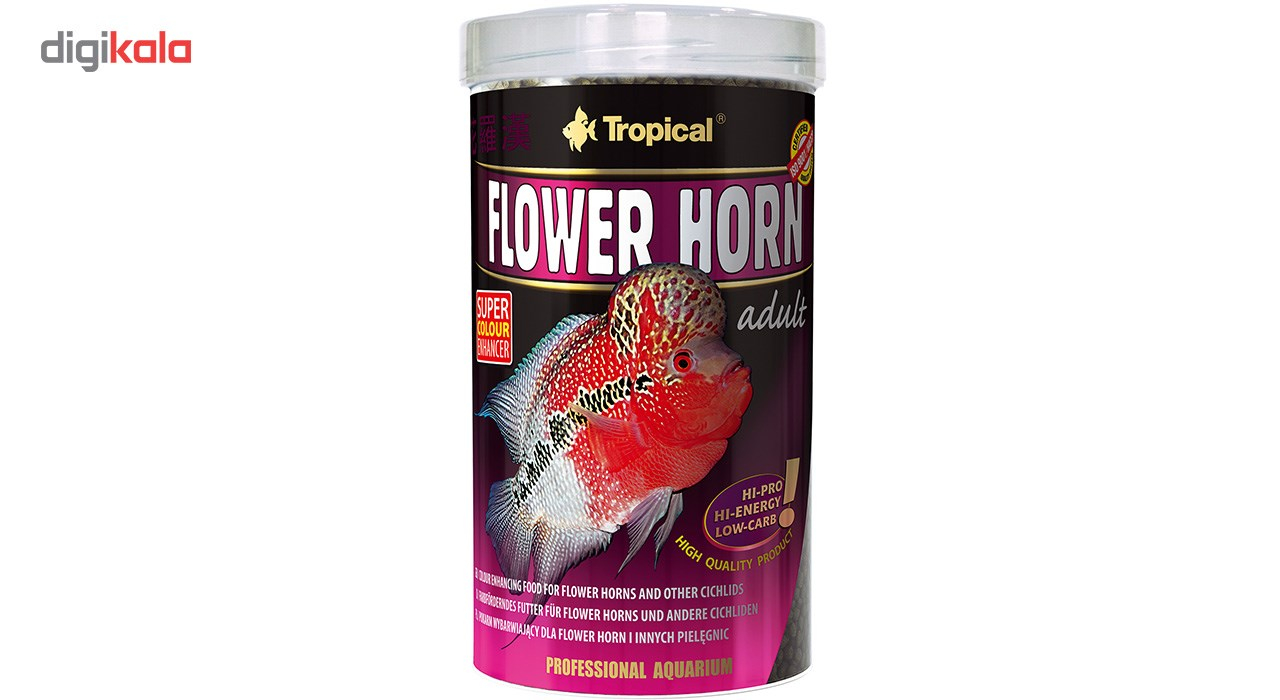 Tropical Flower Horn Adult Pellet – 500 Ml Fischfutter Für Ausgewachsene Flower Horn Fische Mit Vitamin C