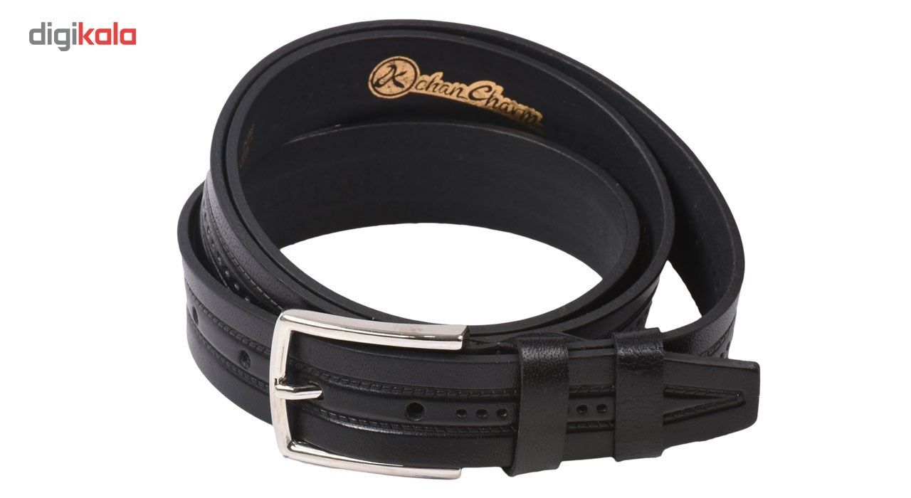 کمربند چرم طبیعی مردانه پارینه مدل BP9-2 4CM main 1 1
