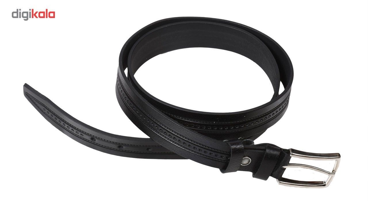 کمربند چرم طبیعی مردانه پارینه مدل BP9-2 4CM main 1 4