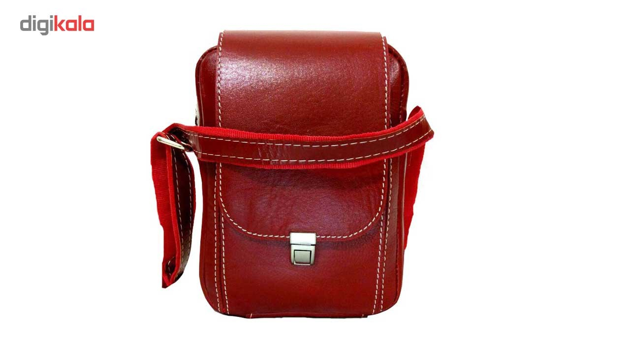 کیف دوشی چرم طبیعی زانکو چرم مدل KD-130