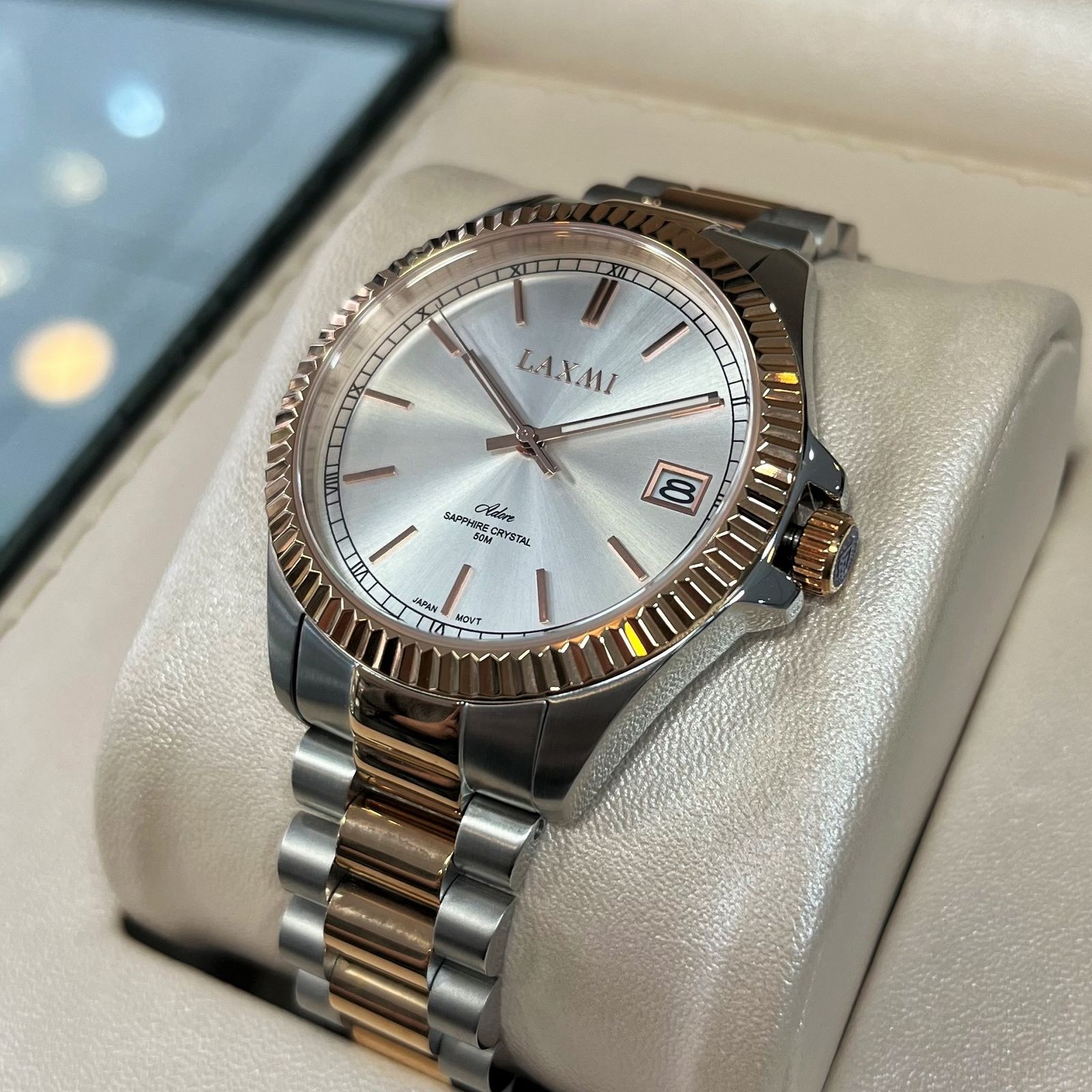 ساعت مچی عقربهای مردانه کوارتز لاکسمی مدل 8506G-E - - 3