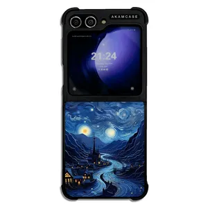 AKAM AMC-WSGZFLIP5-BLUE-10 Cover For Samsung Galaxy Z Flip 5