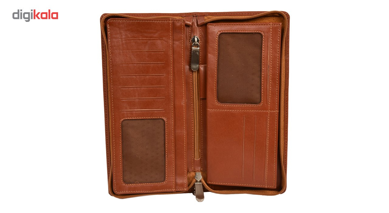 کیف دسته چک کهن چرم مدل CH21