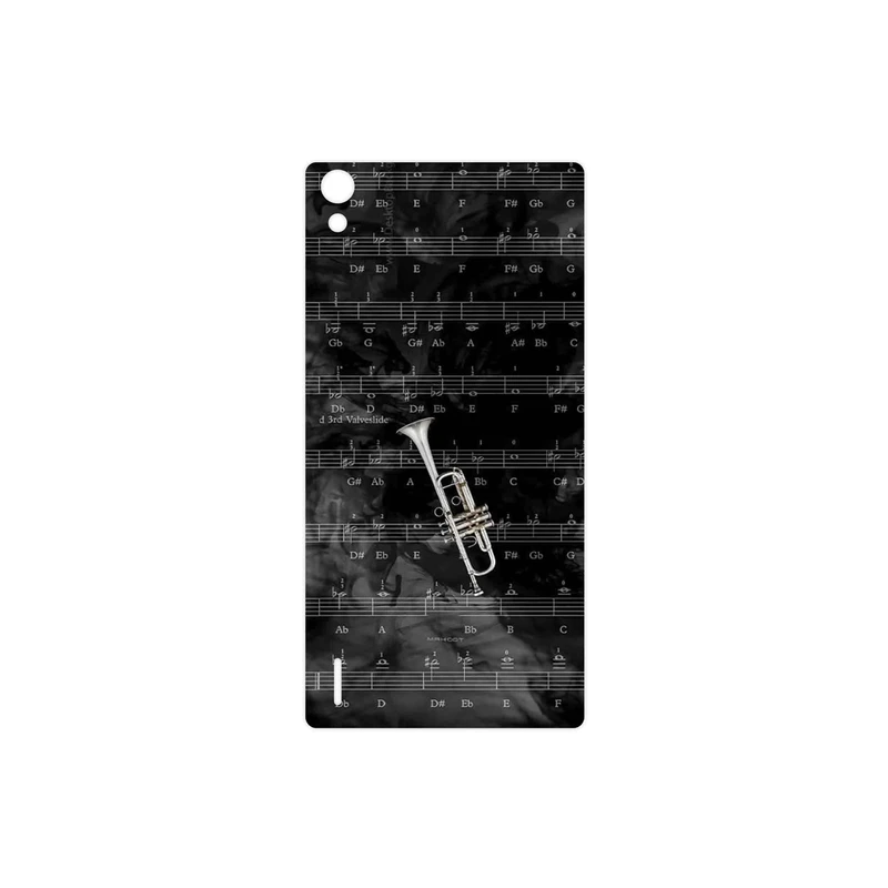 برچسب پوششی ماهوت مدل Trumpet مناسب برای گوشی موبایل هوآوی Ascend P7