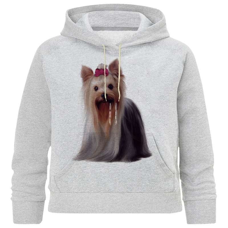 هودی دخترانه مدل سگ کد M 21