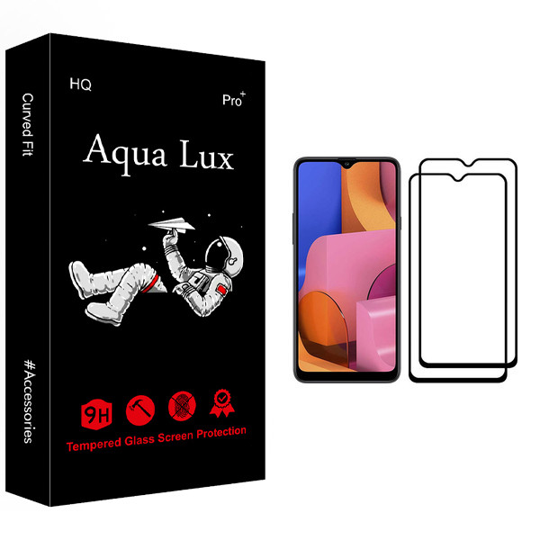محافظ صفحه نمایش آکوا لاکس مدل +Pro مناسب برای گوشی موبایل سامسونگ Galaxy A20s بسته دو عددی