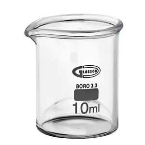 بشر آزمایشگاهی گلاسکو مدل pyrex ظرفیت 10 میلی لیتر